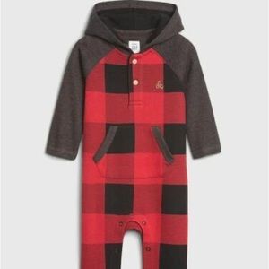Baby Gap Buffalo plaid romper